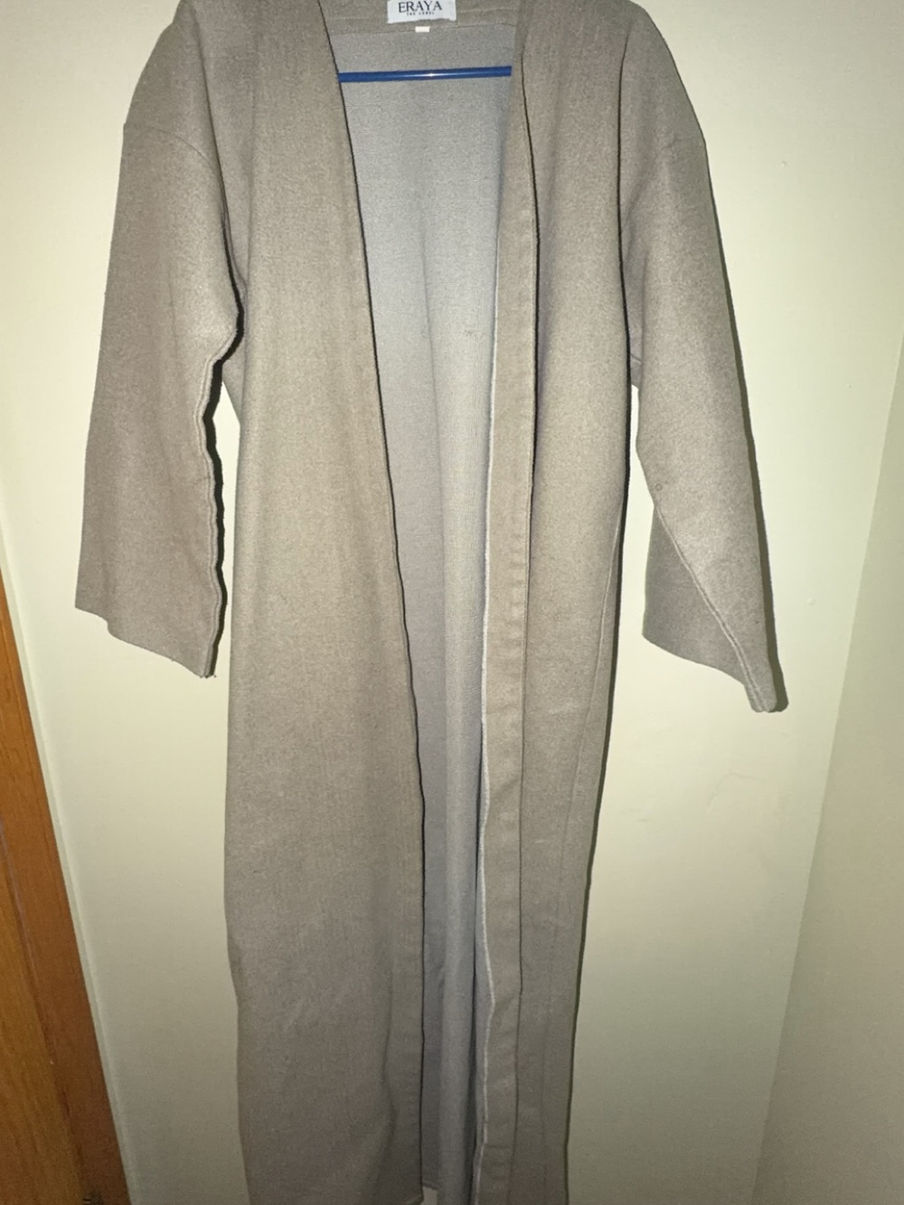 Tan abaya trench coat. - Picture 5 of 5